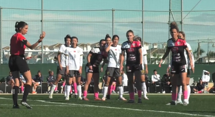  唐佳麗梅開(kāi)二度、邵子欽破門(mén)，中國(guó)女足3-2擊敗Alhama俱樂(lè)部女足