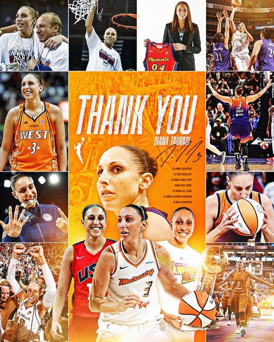  傳奇落幕！WNBA巨星陶樂西宣布退役 結(jié)束20年職業(yè)生涯