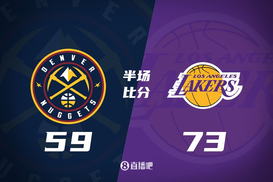  水銀瀉地的進(jìn)攻火力次節(jié)暫緩！東契奇25分 湖人半場領(lǐng)先掘金14分
