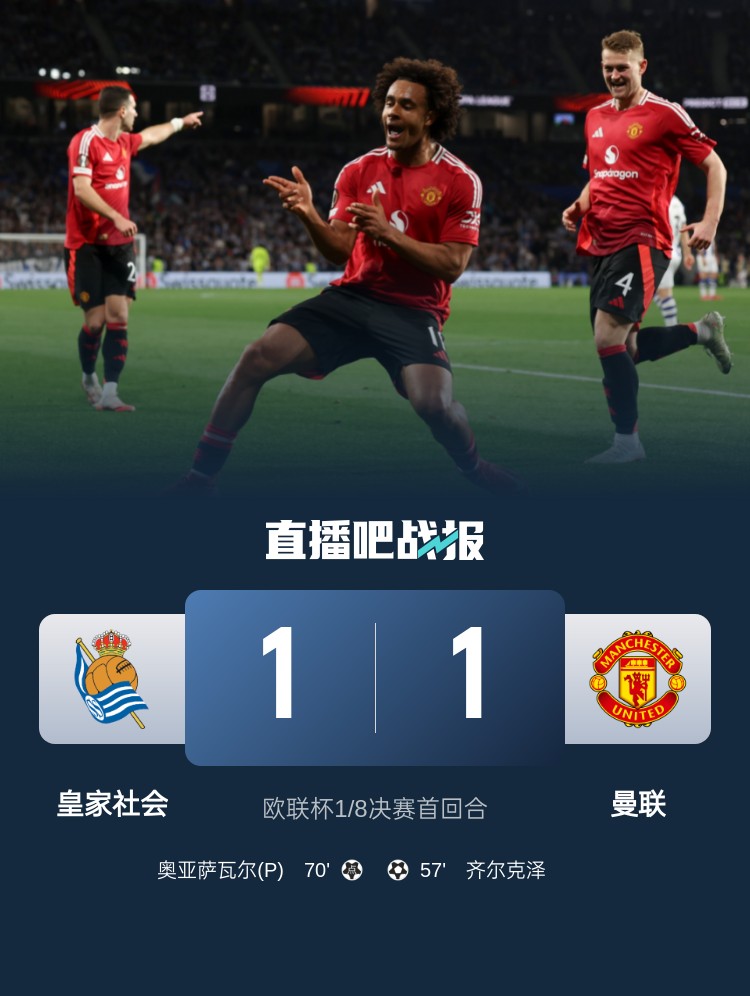  能否拿下歐聯(lián)杯？曼聯(lián)本賽季歐聯(lián)杯繼續(xù)不敗，9場5勝4平